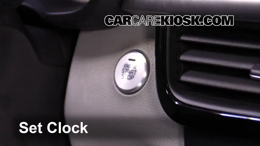 2016 Kia Optima EX 2.4L 4 Cyl. Clock